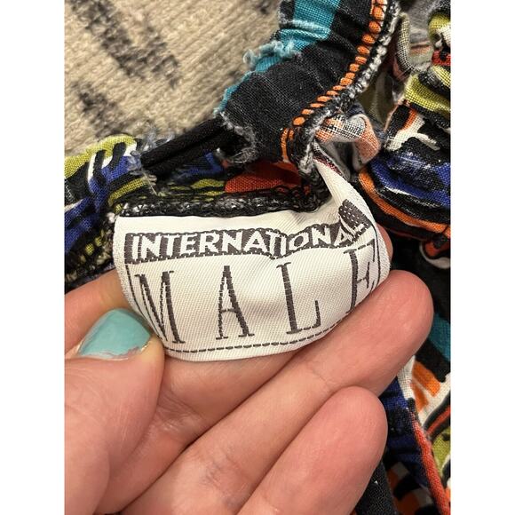 VINTAGE 80s International Male Hammer Pants Baggies Beach Surf Skate Large - Picture 7 of 14